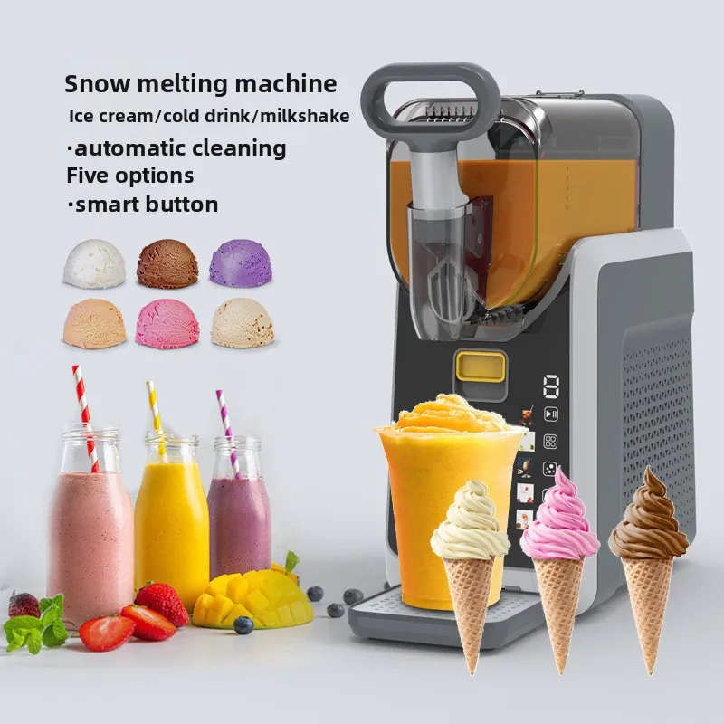 

Snow melting machine for home small automatic smoothie beverage fast ice cream ice cream