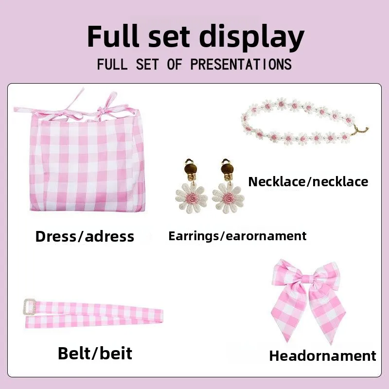  Kenny Cosplay Costume Beach Full Set loween Role-plang Outfit Women's Ethnic Stage Clothing Summer 2023 New Arrival