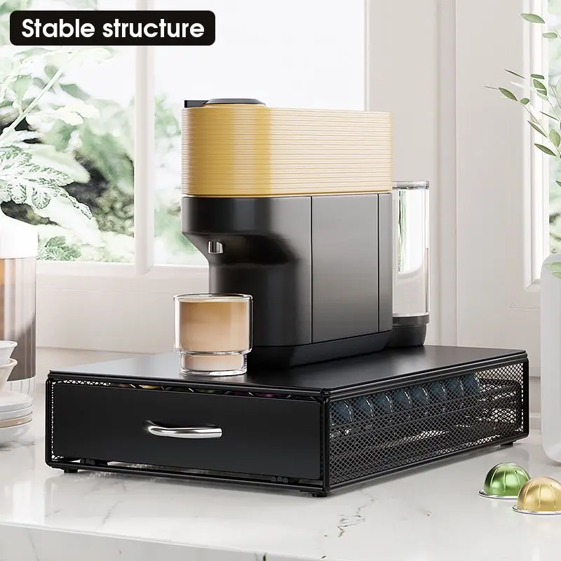 حامل كبسولة القهوة درج تخزين متوافق مع ستاربكس فيريسمو نسبرسو فيرتو كافيتالي لافازا حامل كبسولات طاولة المطبخ #2