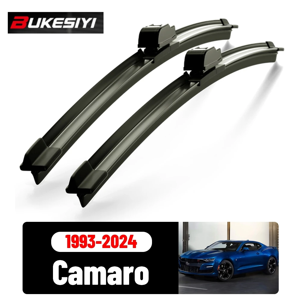 2PCS Front Wiper For Chevrolet Camaro 1993-2024 Silent Durable High Quality Windshield Wiper Blades Accessories 2016 2020 2021