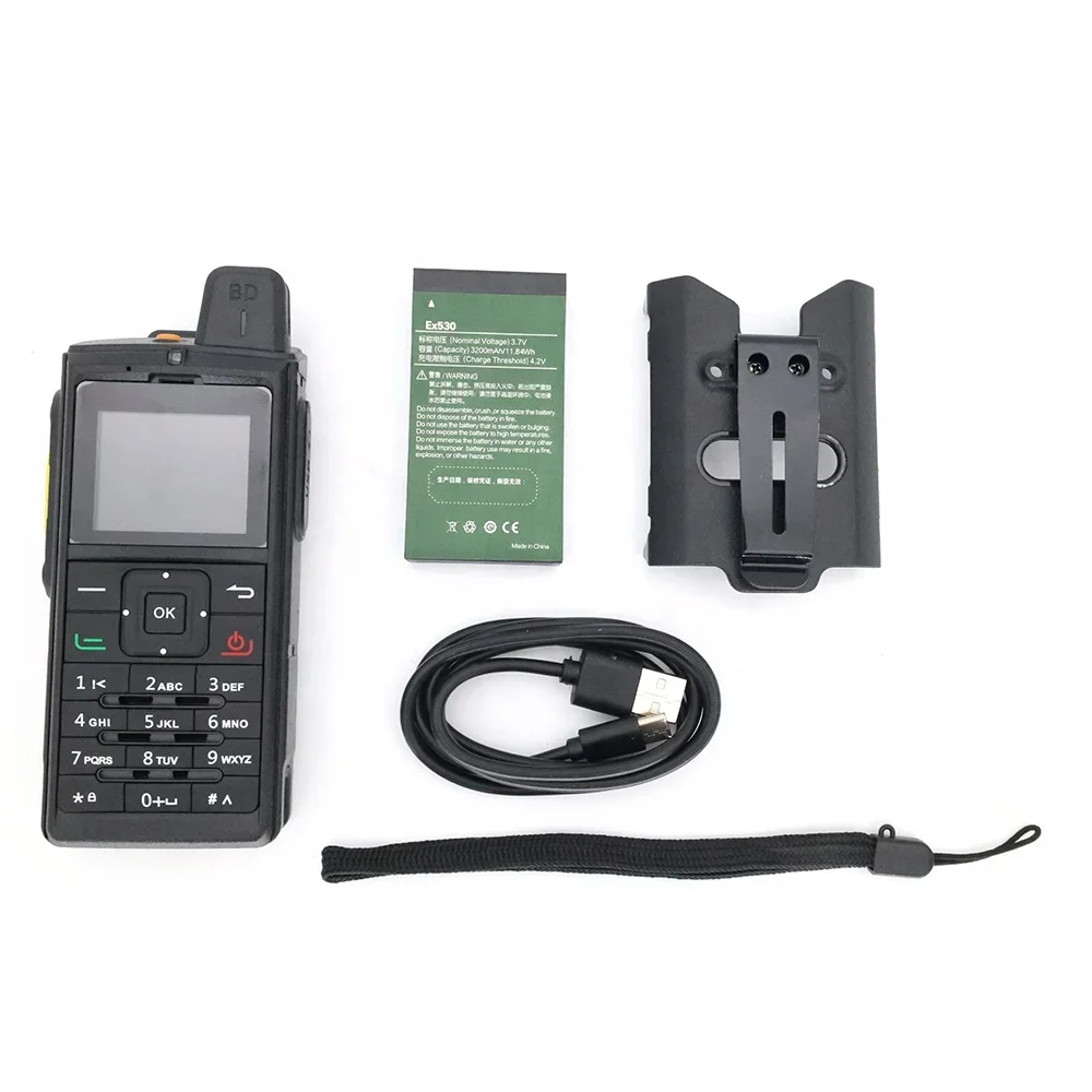 2024 New T570 Ultra-Thin Handheld Walkie Talkie 4G Network POC For Radio With Android 5.1 LTE/WCDMA/GSM Real PTT Zello WIFI