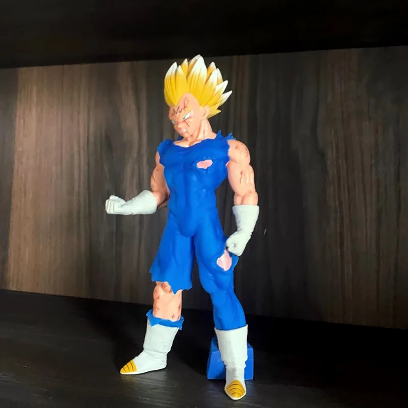 Dragon Ball Z Super Saiyan Prince Vegeta Figure Handpiece Magical Standing Posture Models Anime Ornaments Kid Toys Dolls Gift