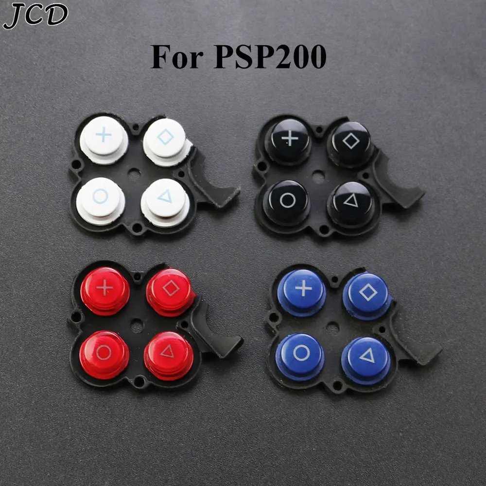 

JCD 4oclors Rubber Switch Conductive Pad Direction Button Key for PSP2000 PSP 2000 Game Console Console Repair Parts