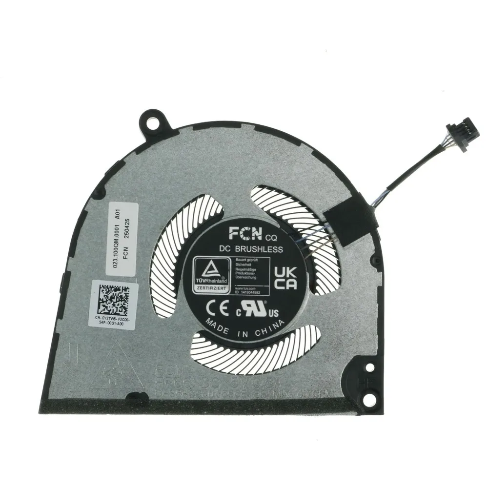 Ventilador de refrigeración de CPU para Dell Inspiron 16 Plus 7620 /Vostro 7620 RTX 3050 0Y2TW6 023.100QM.0001 FP66 DFS5H22404666E