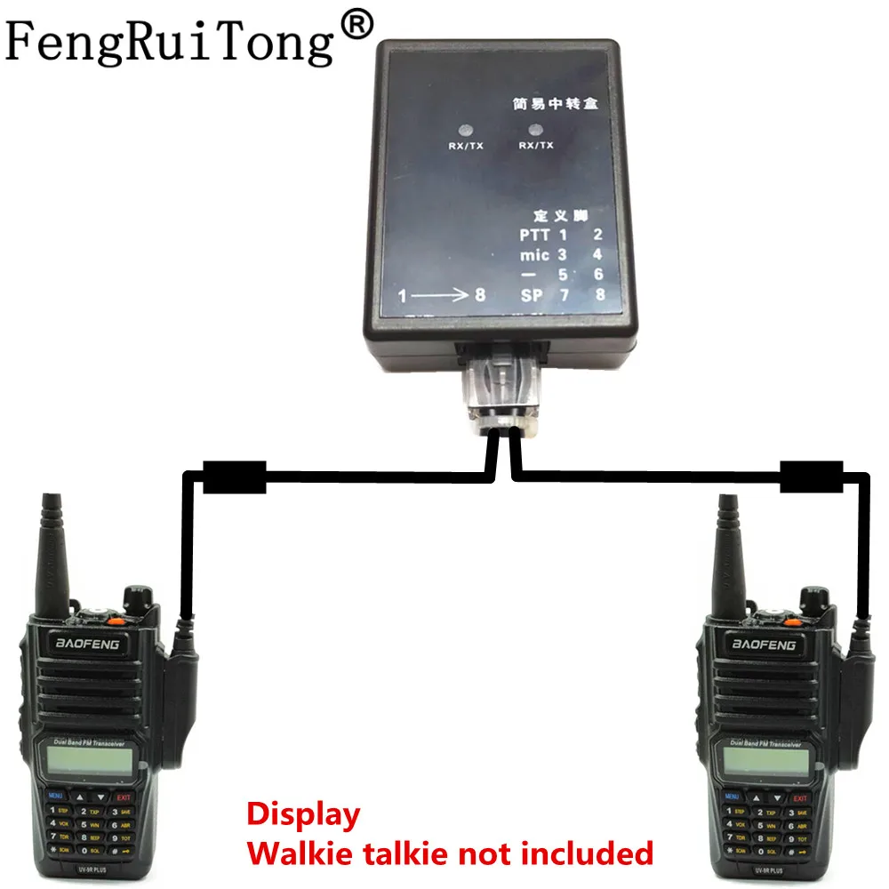 Baofeng relay box is suitable for TYT, WOUXUN, KIRISUN, HYT relay box DIY repeater is suitable for interphone