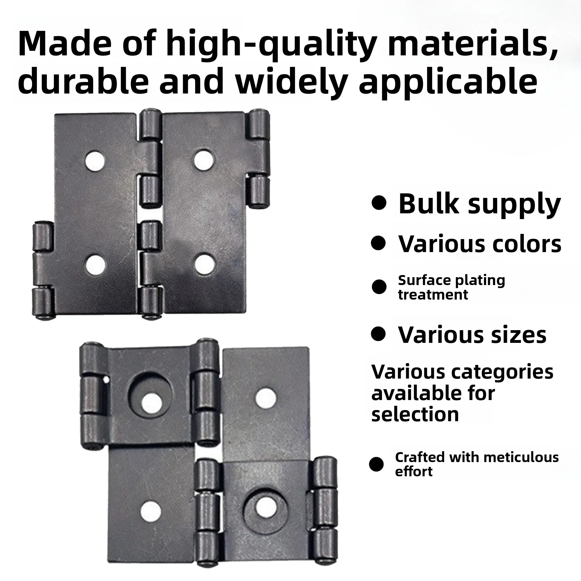 European Style Screen Hinge 18MM Double Sided Iron Door Window Hardware Accessories