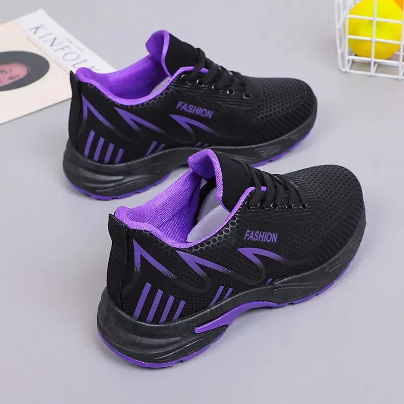 

Black Women's Sports Shoes Aesthetic Vulcanized Shoe Fashion 2025 Stylish Y2k Light High Quality Daily Routine Ladies Footwear