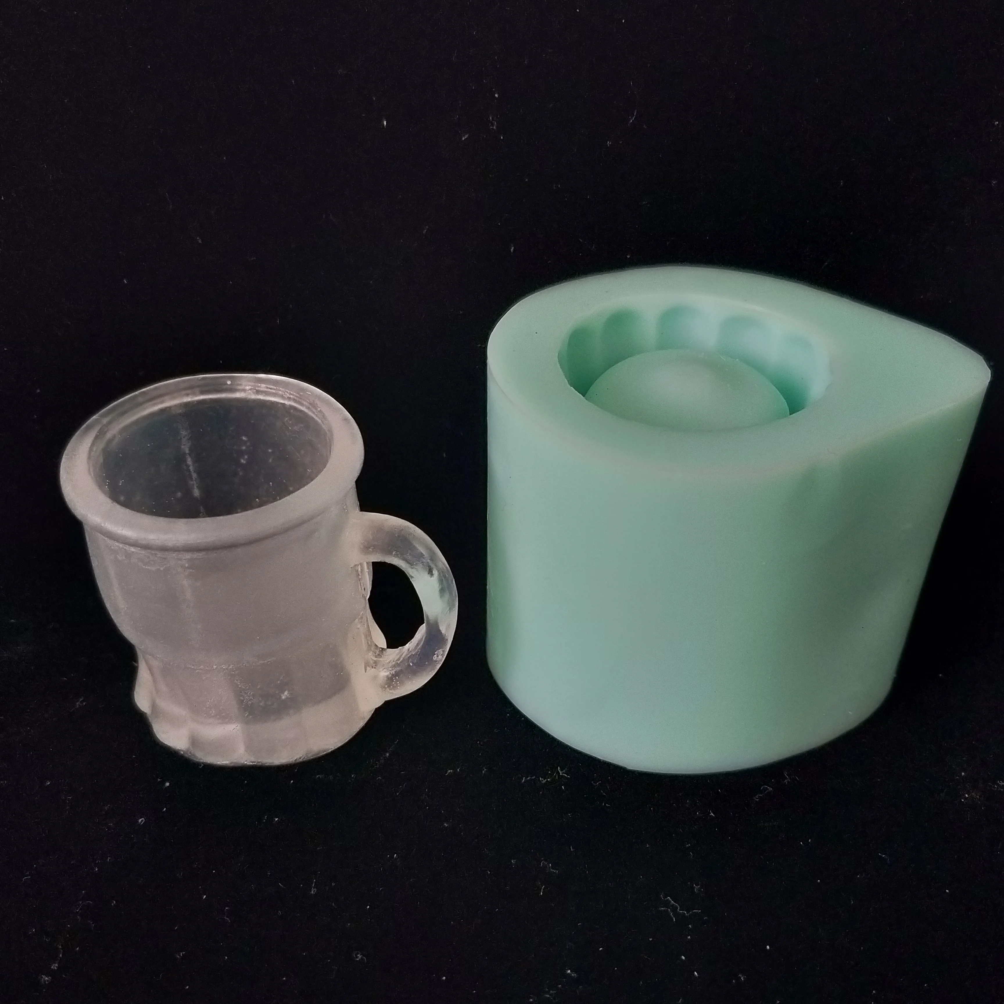 Glass Cup Mold Beer Mug Mold Handmade Soap Making Molds Candle Mold Silicone Resin Clay Moulds QT0168 PRZY Silicone Eco-friendly