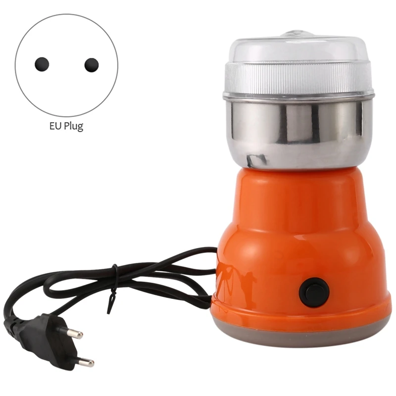 Multifunction Electric Smash Machine,Electric Coffee Grinder,Grain Spice Beans Grinder Maker (EU Plug)