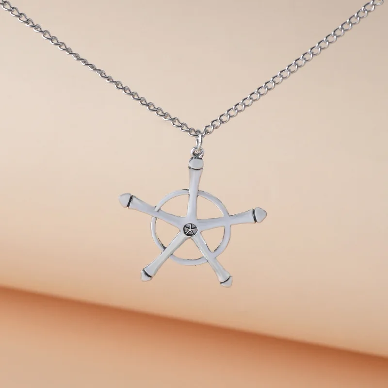 Anime cosplay BLEACH ciondolo collana figura Ishida Uryuu simbolo collana clavicola catena gioielli fan regali