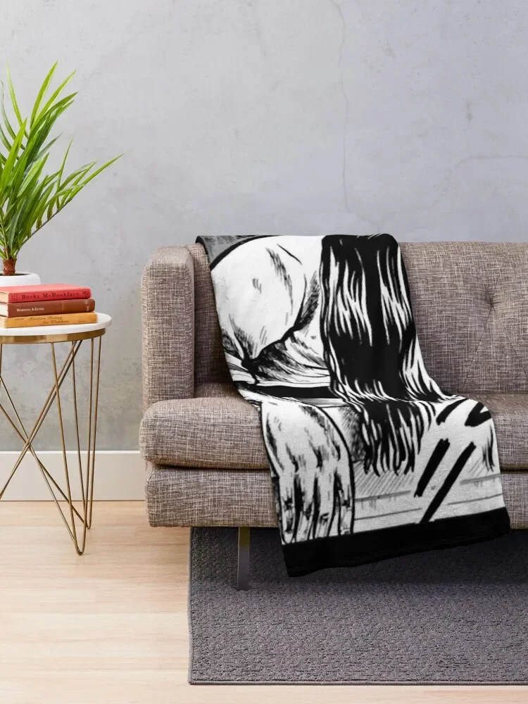 SADAKO Classic Throw Blanket Custom halloween Blankets