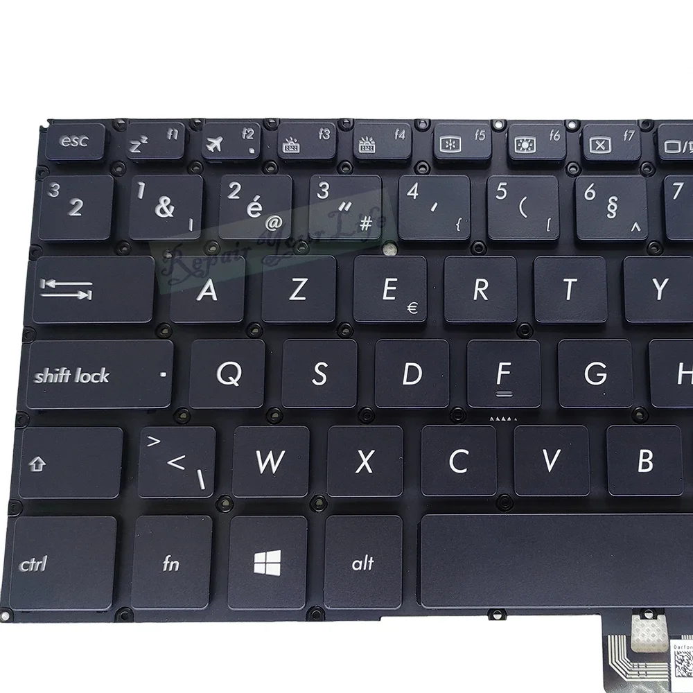 Greece Belgian AZERTY Keyboard Backlight For ASUS ZenBook Flip 14 UX461 FA UX461FN UX461UA Laptop Parts 0KNB0-262ABE00 262AGR00