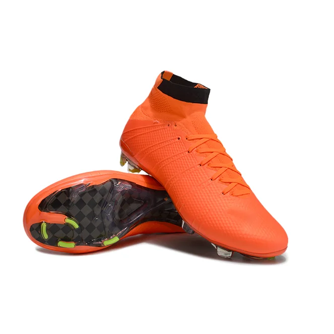 Soccer shoes FG Cleats Football Boots Scarpe Da Calcio Firm Ground Soft Leather Comfortable