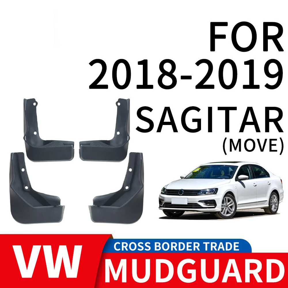 

For 2018-2019 VOLKSWAGEN SAGITAR(move) mudguard Mudflaps Front Rear Flares Splash Guards Cover Car Accessoie