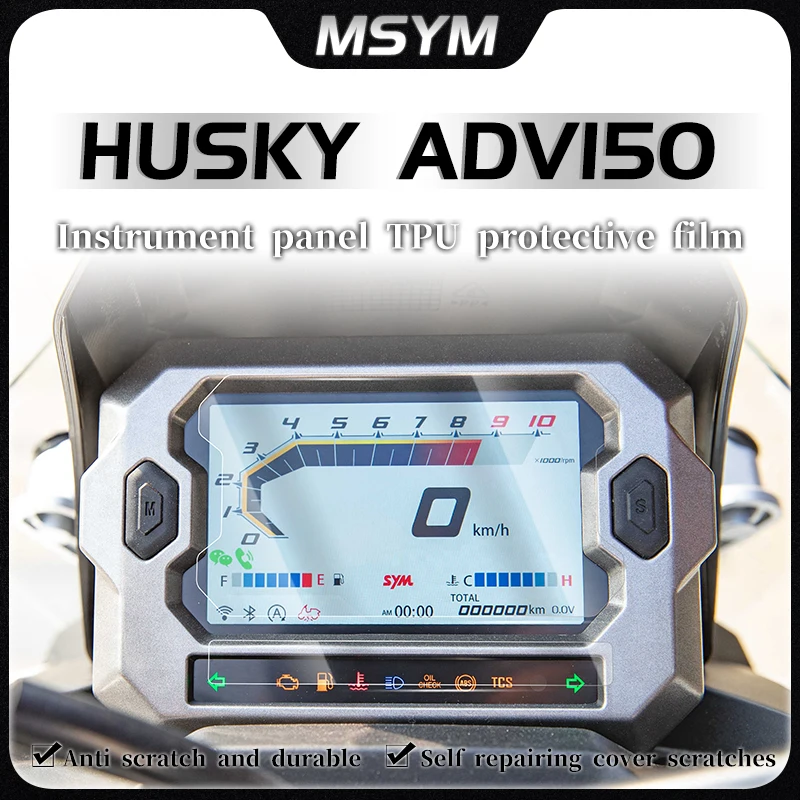 Motorcycle Accessories Cluster Scratch Protection Film Dashboard Screen Protector For SYM HUSKY ADV150 husky adv150