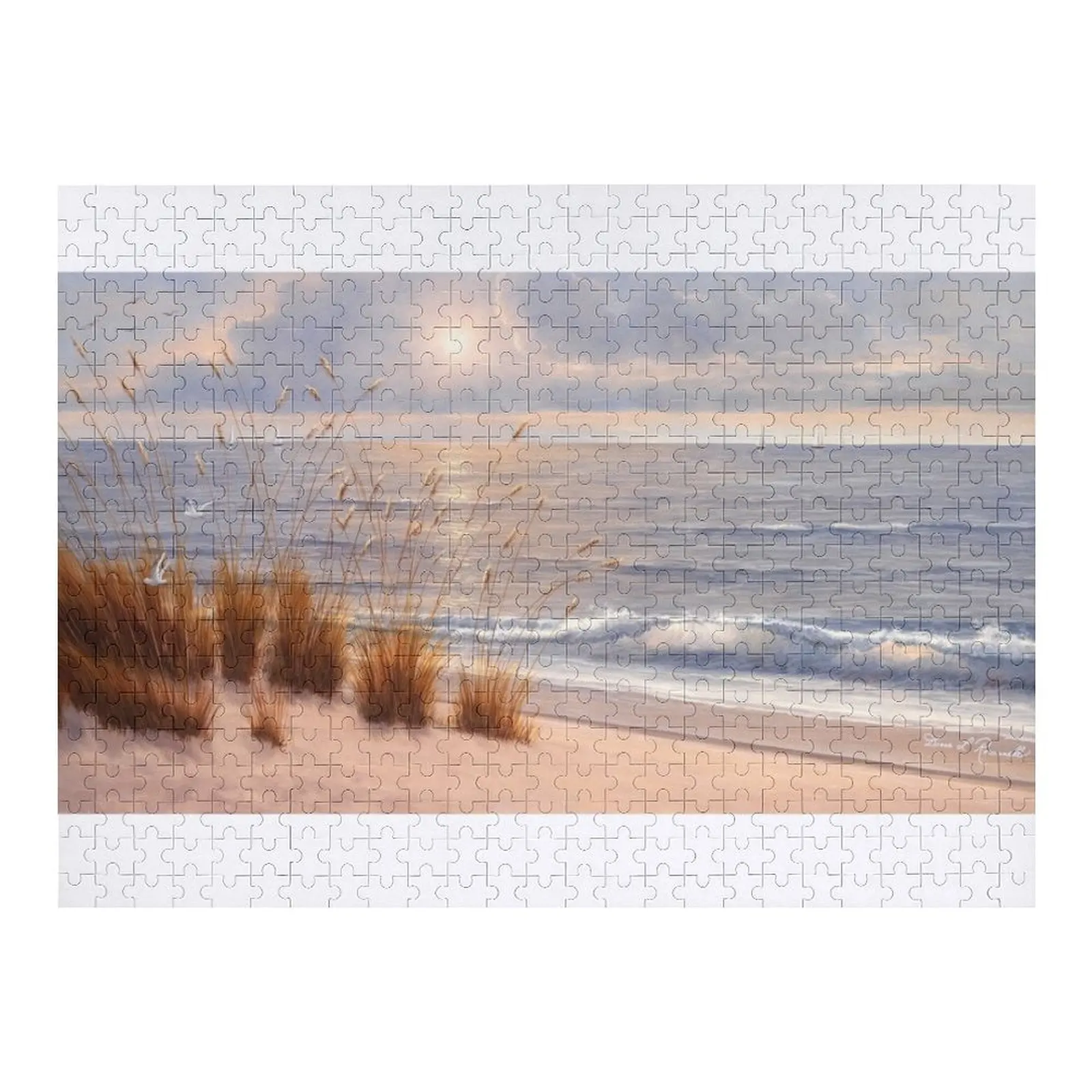 

Пазл Seashore, деревянные пазлы для взрослых, персонализированный пазл, деревянная головоломка с индивидуальным именем, головоломка для взрослых