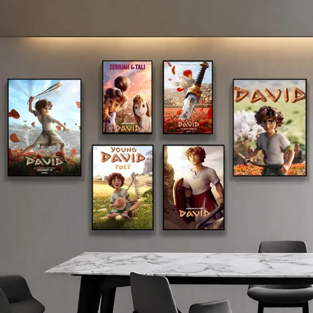 movie The David Movie Poster Posters Anime Room Decor Decoration Movie Backpack Wall Interior Music Wall Art