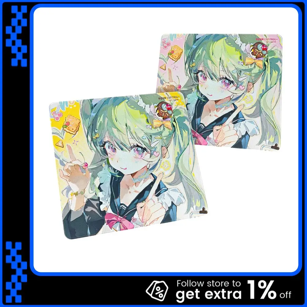 

Игровые коврики для мыши X-Raypad Aqua Control Plus — мятный коврик для мыши Fps Game Csgo Valorant, индивидуальный коврик для мыши Buzz Same, подарок для мальчика