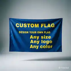 Customized printed polyester flag, tree carpet, brass carnation, free design, outdoor advertising banner, party decoration, spor