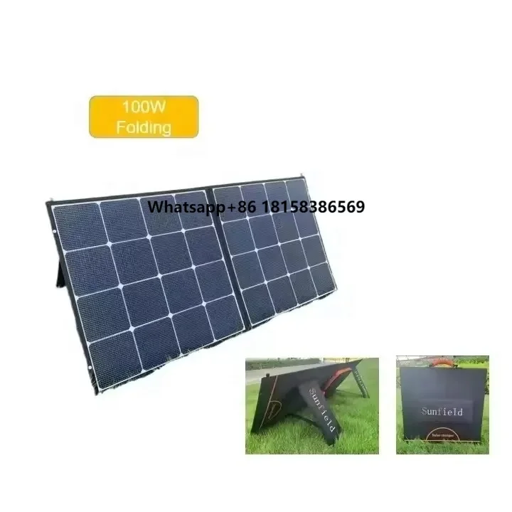 

Sunfield 100Watt 18 Volt Outdoor Portable Solar Panel Folding Blanket Custom100w 80w 60w 30w 28w 120w 200w 300w