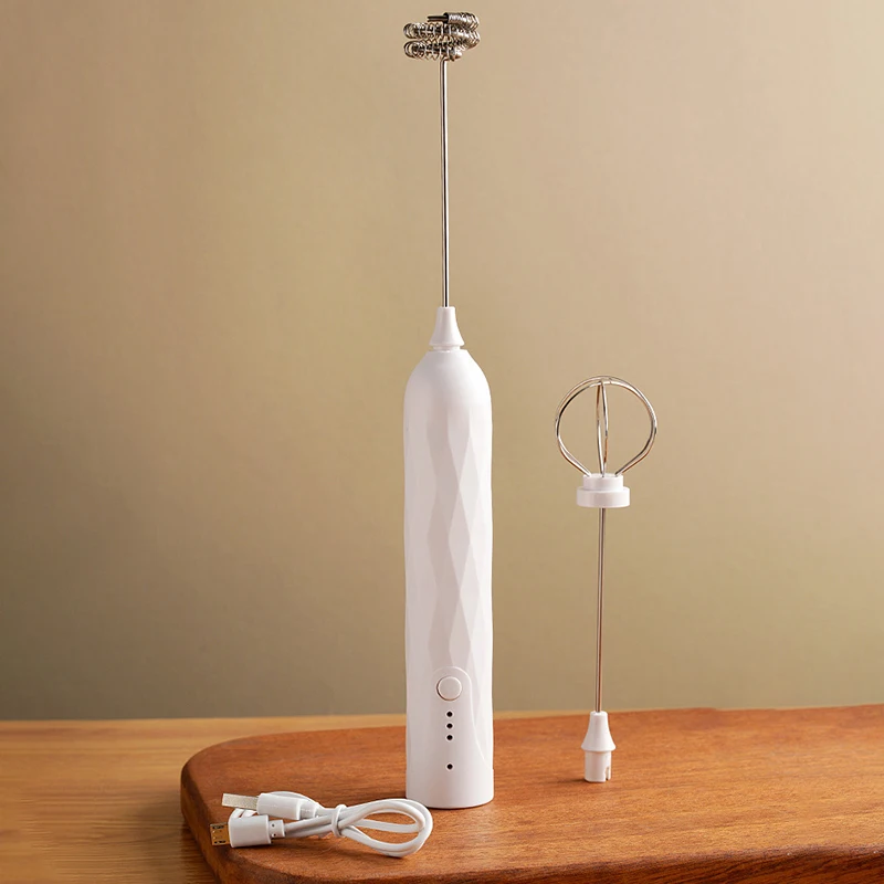 جهاز رغوة الحليب الكهربائي اللاسلكي ، مضرب البيض المخفوق ، USB قابل لإعادة الشحن ، أدوات القهوة المحمولة باليد ، خلاط هزاز الحليب