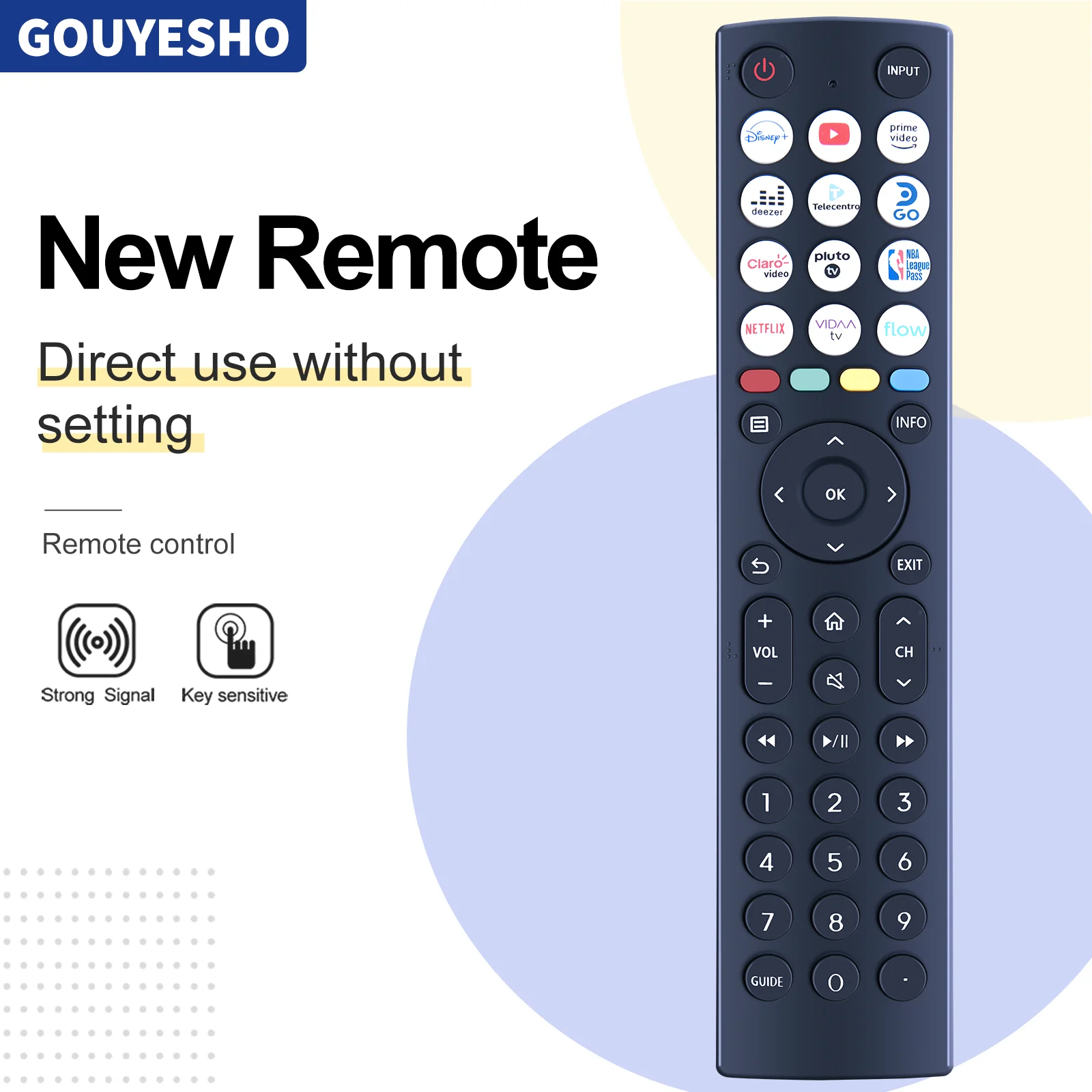 New Remote Control ERF3AG90H for Hisense Smart TV