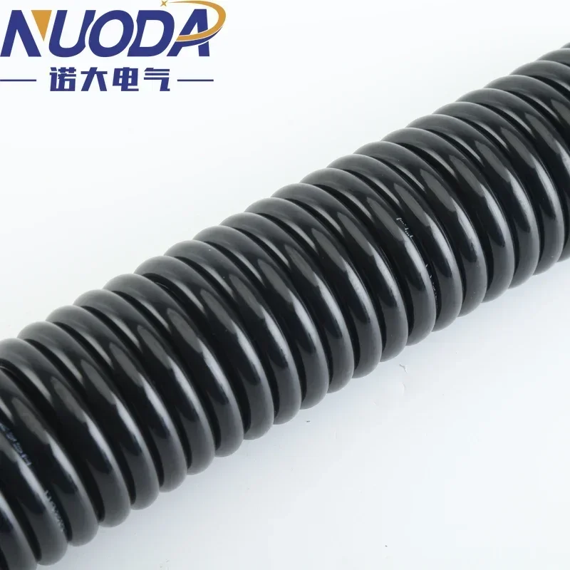 NUODA PU 6/8/10/12mm Polyurethane Air Compressor Hose Pneumatic Tube Flexible Tool Connector 6M/9M/12M/15M PU Spring Spiral Pipe