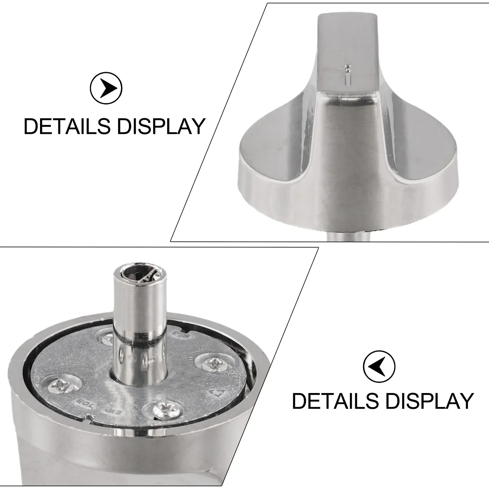 

Oven Knob Oven Cooktop Knob Easy Operation Hard-wearing Modern Design Precise Temperature Control Control Knob