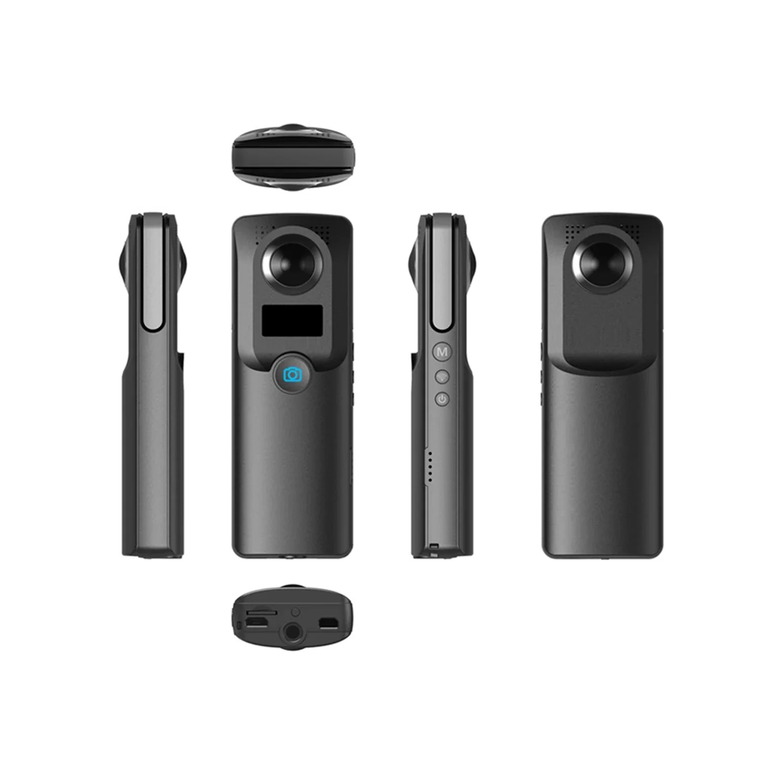 

New 4K 6112*3056 Dual Eye Fish Lens 210 Degree Real-Time Shooting Pocket VR Video Sport Action Panoramic Camera