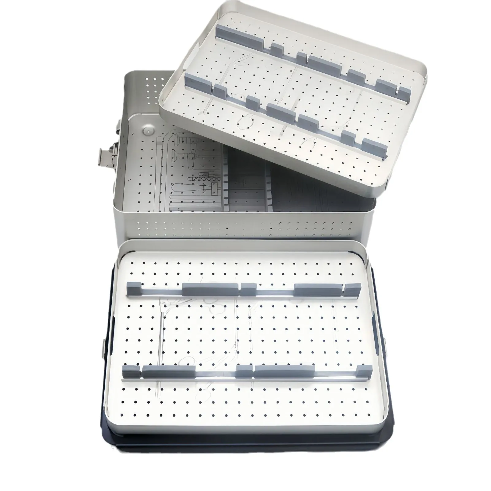 

Tool loading storage box 360x260x 90mm /280x85x45mm suitable for high temperature and low temperature plasma