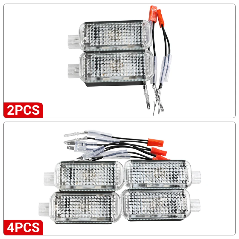 Car Footwell Lamps For Skoda Octavia 3 A7 MK3 5E 2015 2016 2017 2018 2019 2020 Atmosphere Decoration Lights Interior Accessories view 3