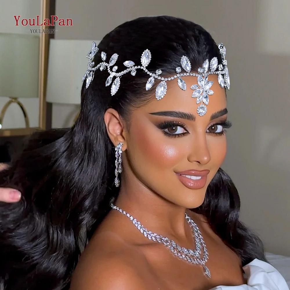 YouLaPan Bruiloft Bruids Strass Hoofdband Vrouwen Hoofddeksels Bruid Haar Sieraden Banket Party Haaraccessoires Hoofdtooi HP928