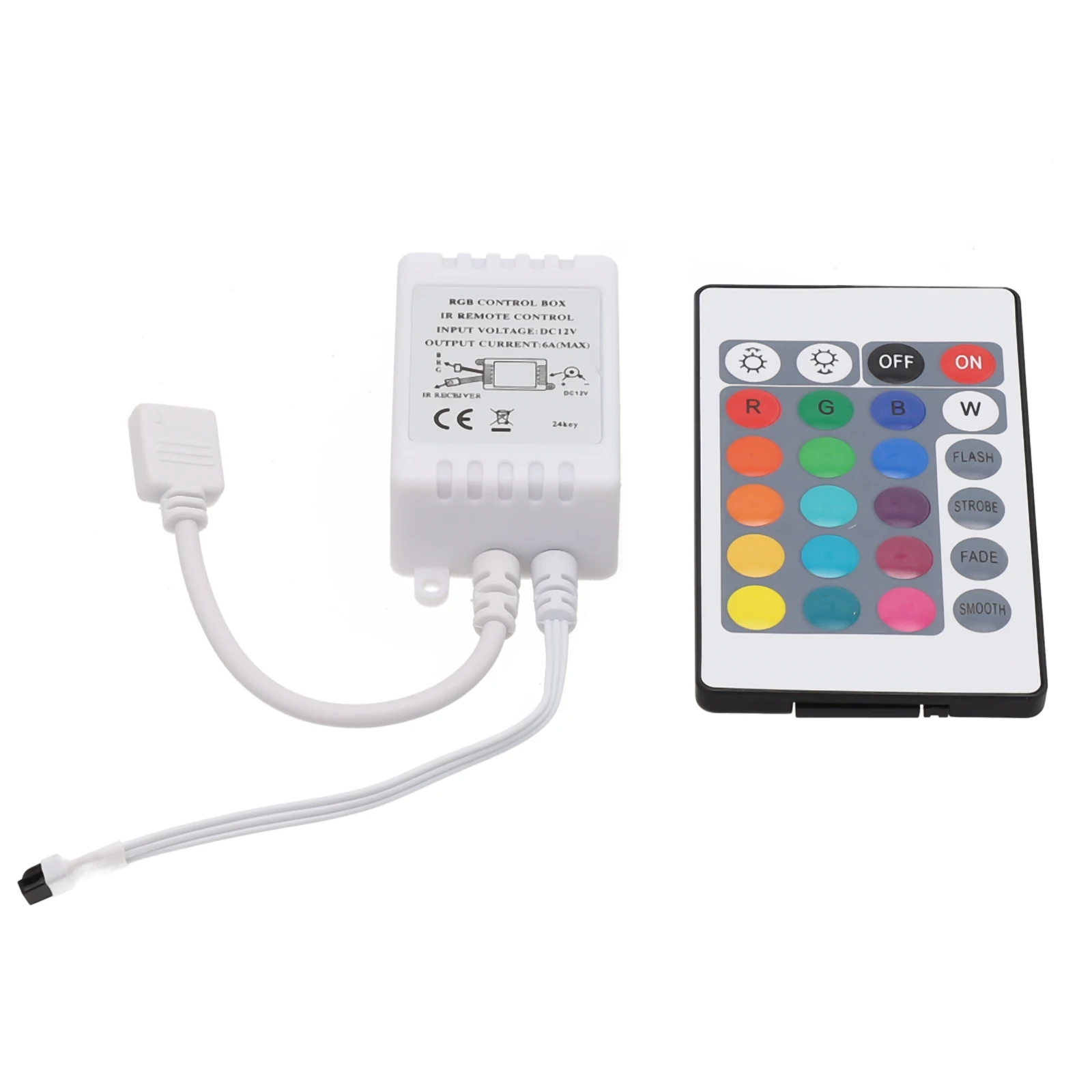 

RGB Control Box High Quality LED Strip Light RGB Control Box + Remote Controller for 12V 3528 5050 Energy Efficient