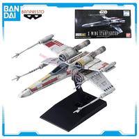 Bandai Original STAR WARS Anime X-WING STARFIGHTER Action Figures Miniature Collectible Model Ornaments Toys Gifts for Kids