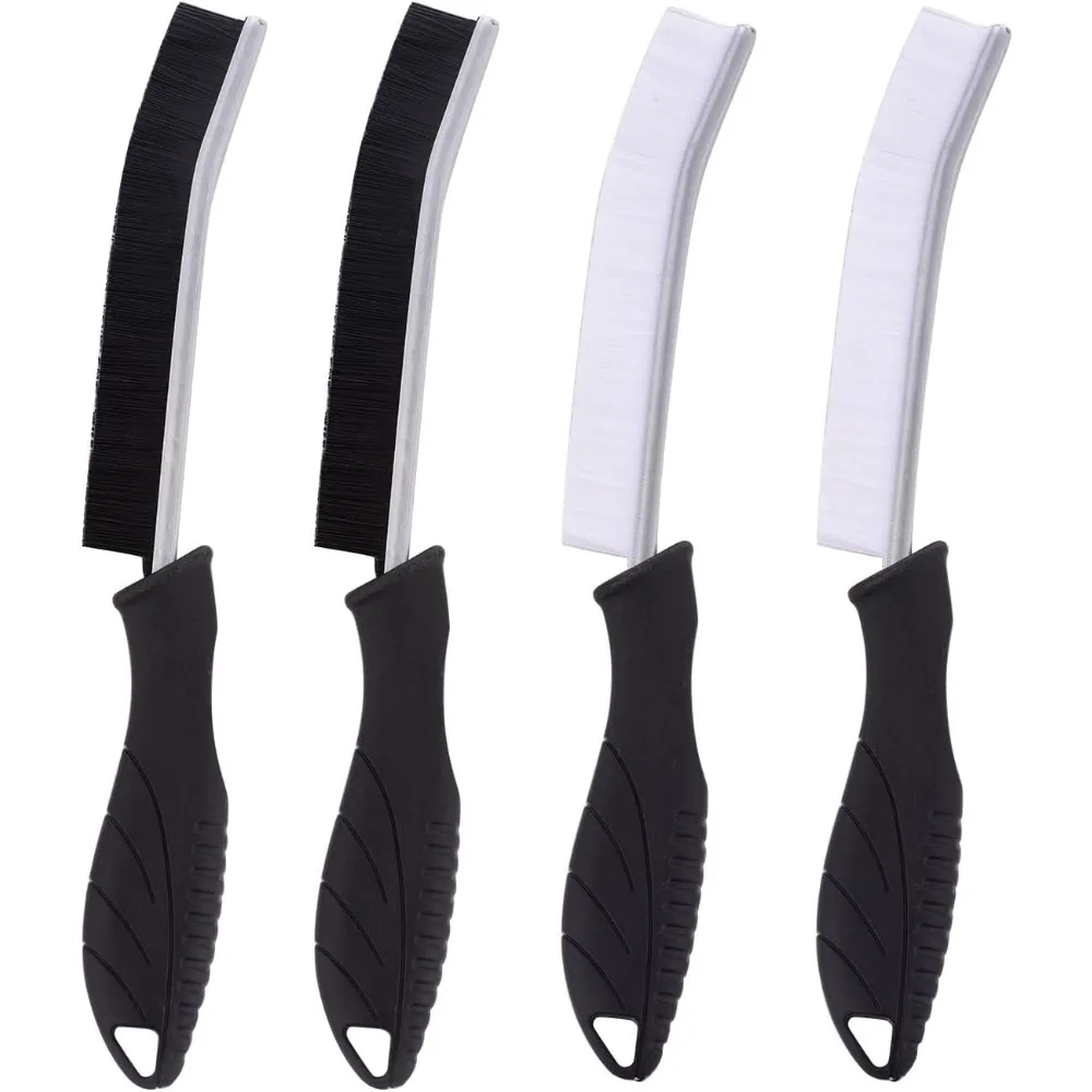 

4PCS Crevice Cleaning Brush -Hard Bristle Crevice Cleaning Brush Multifunctional Grout Brush for Cleaning