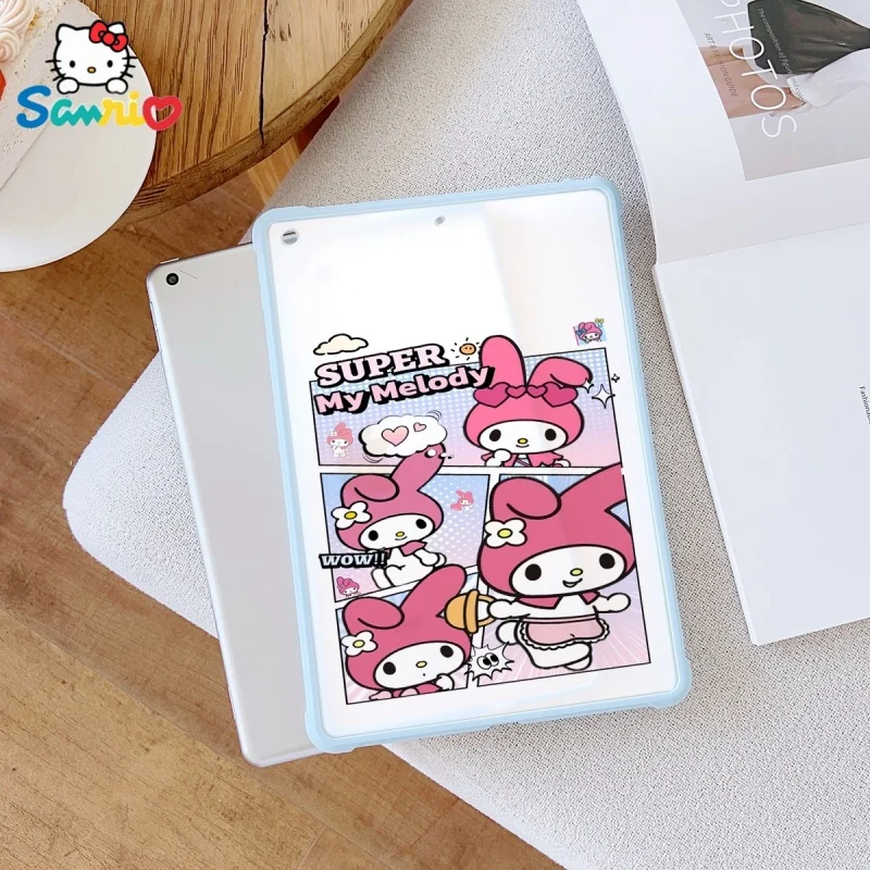 

Sanrio My Melody blue Transparent ipad case, suitable for ipad Pro 6/M4,Air3/5,Mini6,ipad 6/10,8.3/9.7/10.5/12.9/10.9/11inch