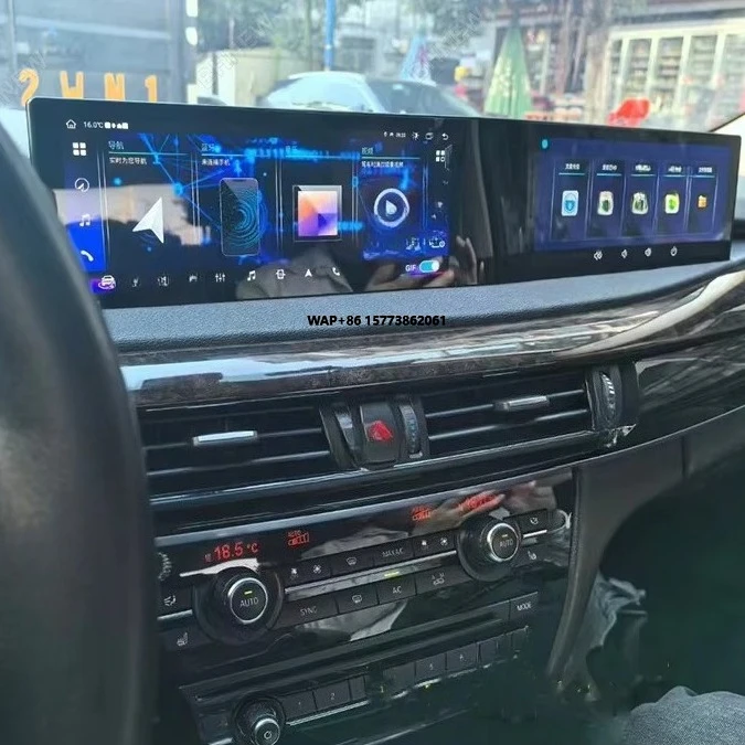 

21inch Dual Screen Android Car Radio Auto Multimedia Video Player for 5 Series F10 CIC NBT 4g Lte WIFI