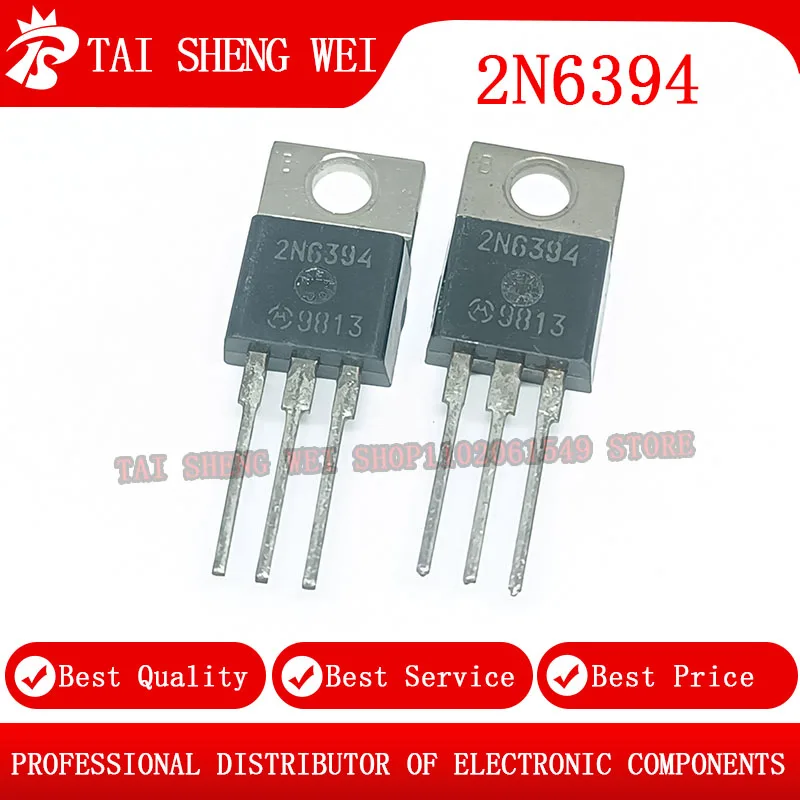 

10 шт. 2N6394 2N6394G TO-220 TO220 50V 12A новый оригинальный