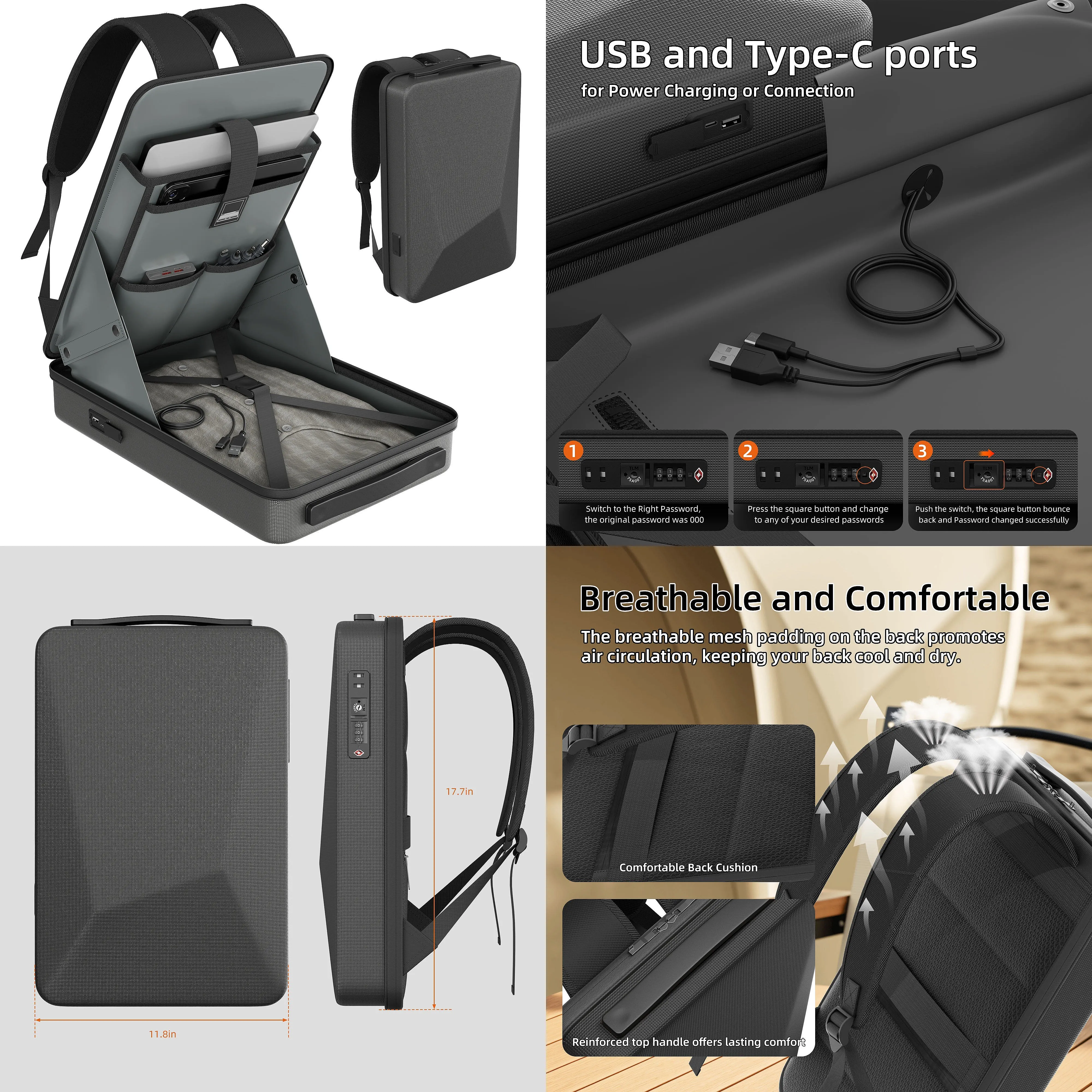 Starlink Mini Bag Anti-theft Backpack Outdoor Travel Bag For Starlink Mini Cable Power Stand Plumbing Adapter