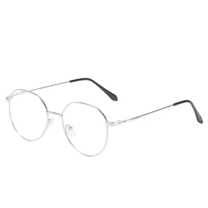 Metal Round Anti Blue Light Glasses Women Men Classic Square Eyeglasses Frames Transparent Computer Glasses Oculos Feminino