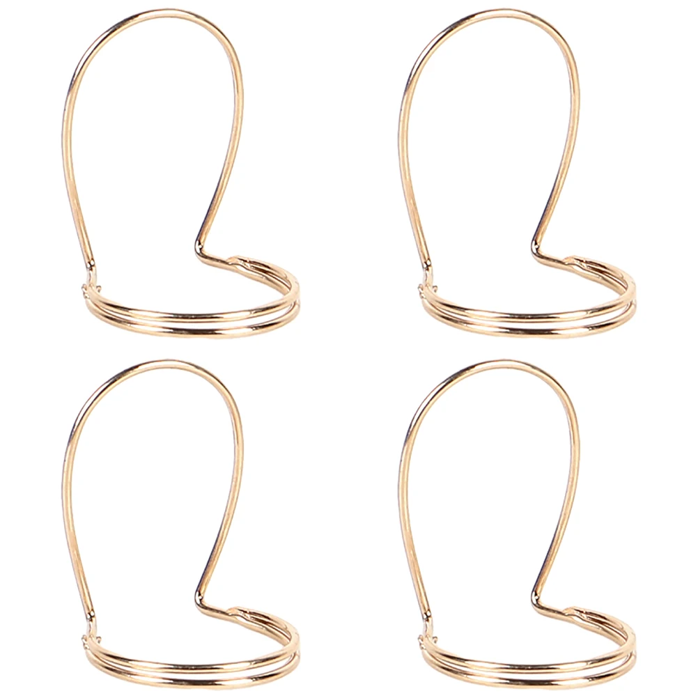 

Finger Pick Set Steel Picks Banjo Metal Thumb Accessories Bass for Beginner Golden