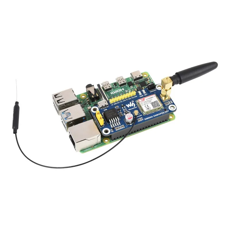 Sombrero SIM800C GSM / GPRS / Bluetooth para Raspberry Pi, comunicación 2G