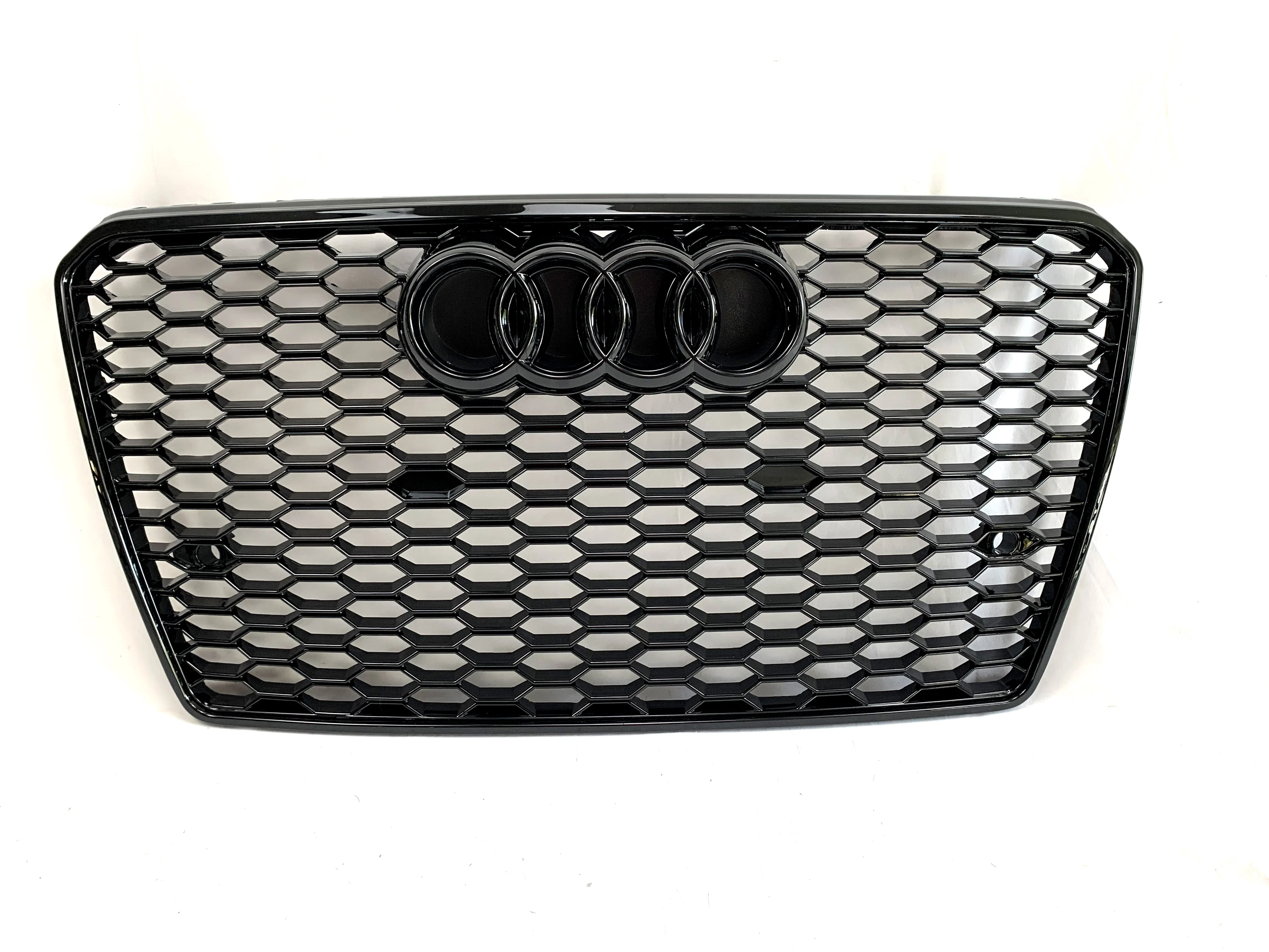 

С/логотипом для Audi A7/A7L/S7 2009-2013 2014 2015, решетка переднего бампера автомобиля, центральная панель, верхняя решетка (модификация стиля RS7)