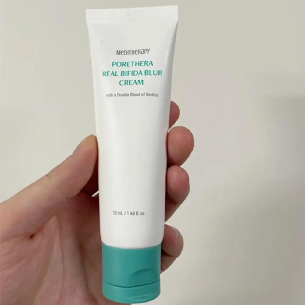 كريم الوجه الكوري الصغير للمسام البروبيوتيك يغذي البشرة ويحسن البشرة ويصفرق المسام المنكمشة بصريًا يدوم طويلاً