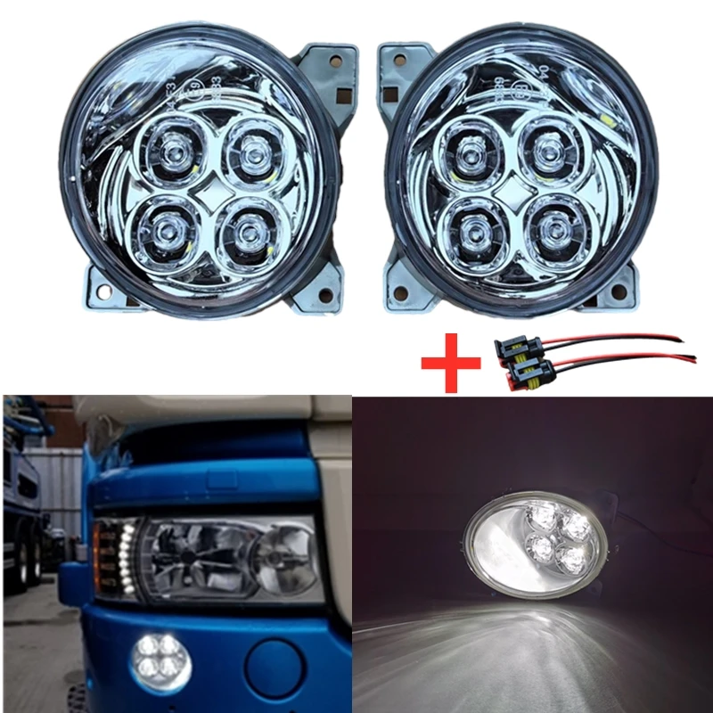 Front Fog light Assembly Replace Aftermarket Spare Parts For Scania G440 G450 P410 Fog Lights OEM:1931614 1931613 +Connector