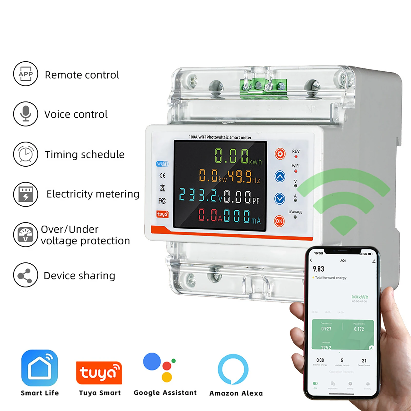 

Intelligent Circuit Breaker Matching Multiple Protections Timing Function Bidirectional Metering Power Meter Reclosure Switch