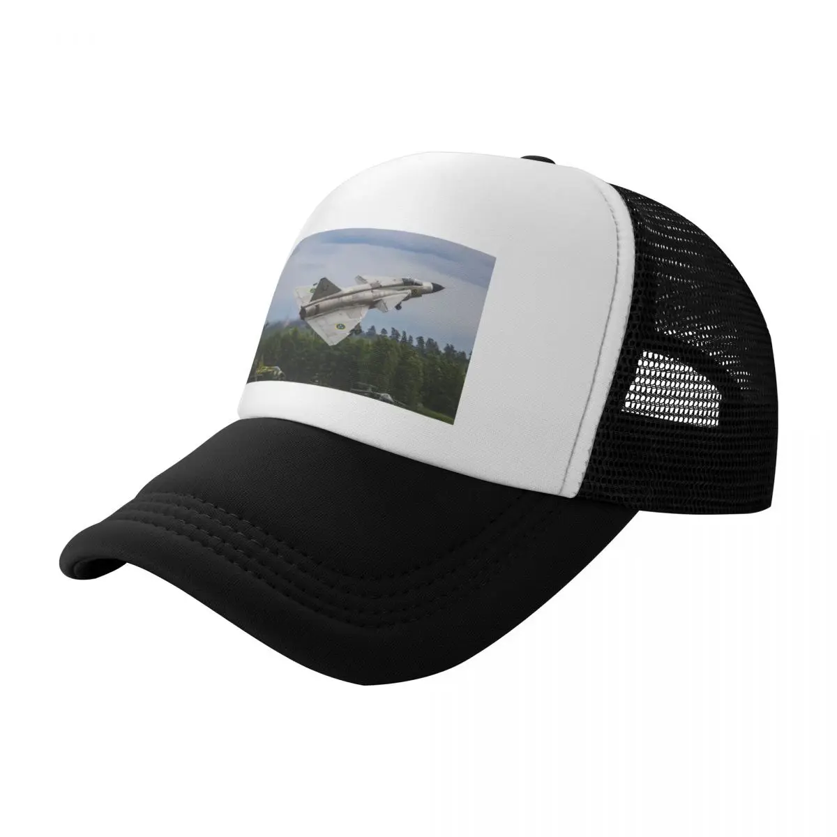 

AJS 37 Viggen Takeoff Baseball Cap Vintage Streetwear Anime Hat foam party Hat Ladies Men's