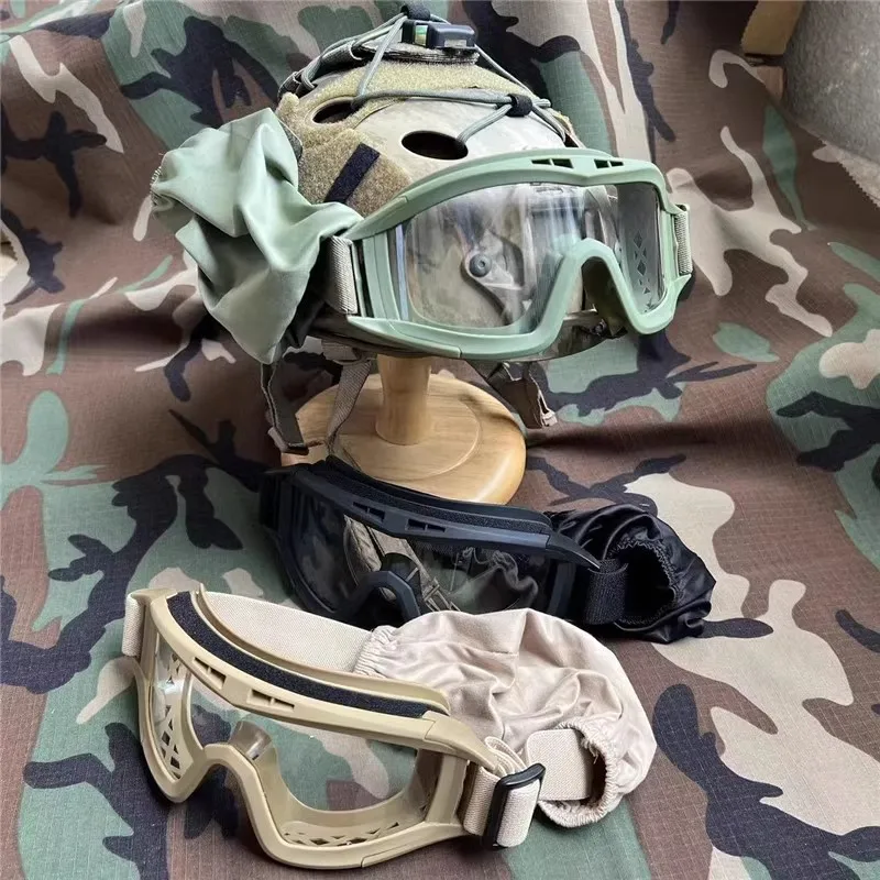 Desert locust army fan anti fragmentation tactical goggles with impact resistance