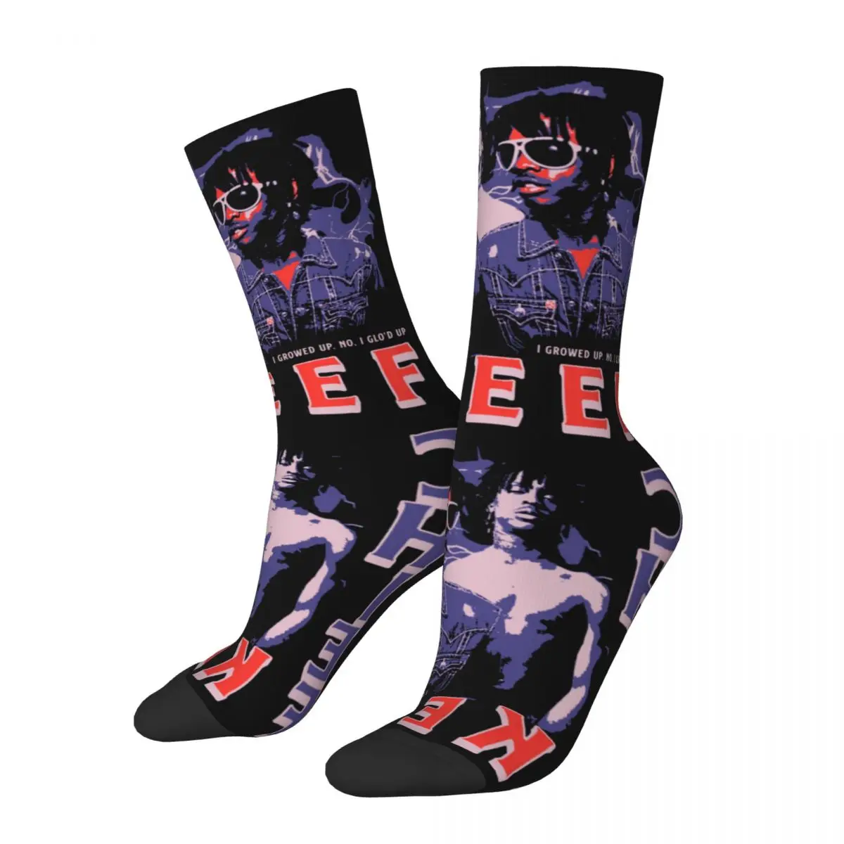 Men Vintage Chief Keef Socks Cotton Fashion Socks High Quality Stuff Middle TubeCrew Socks Best Gift Idea