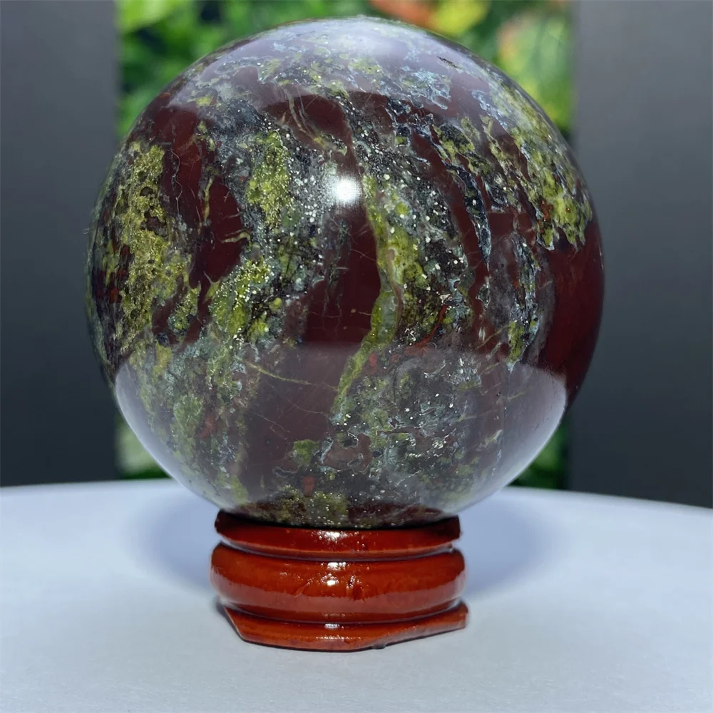 Natural Crystal Jasper Quartz Sphere,Dragon Blood Stone Ball, Home Decoration, Mineral Specimen, Raw Spiritual Meditation